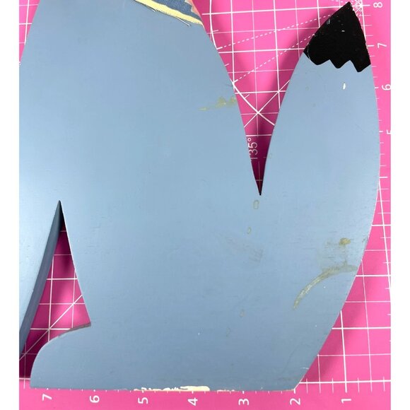 Vintage Handmade Southwestern Folk Art Howling Coyote Cactus Set Wood Décor 80's - Picture 10 of 16